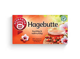 Чай Teekanne Hagebutte Шипшина Гібіскус 20s 70 g