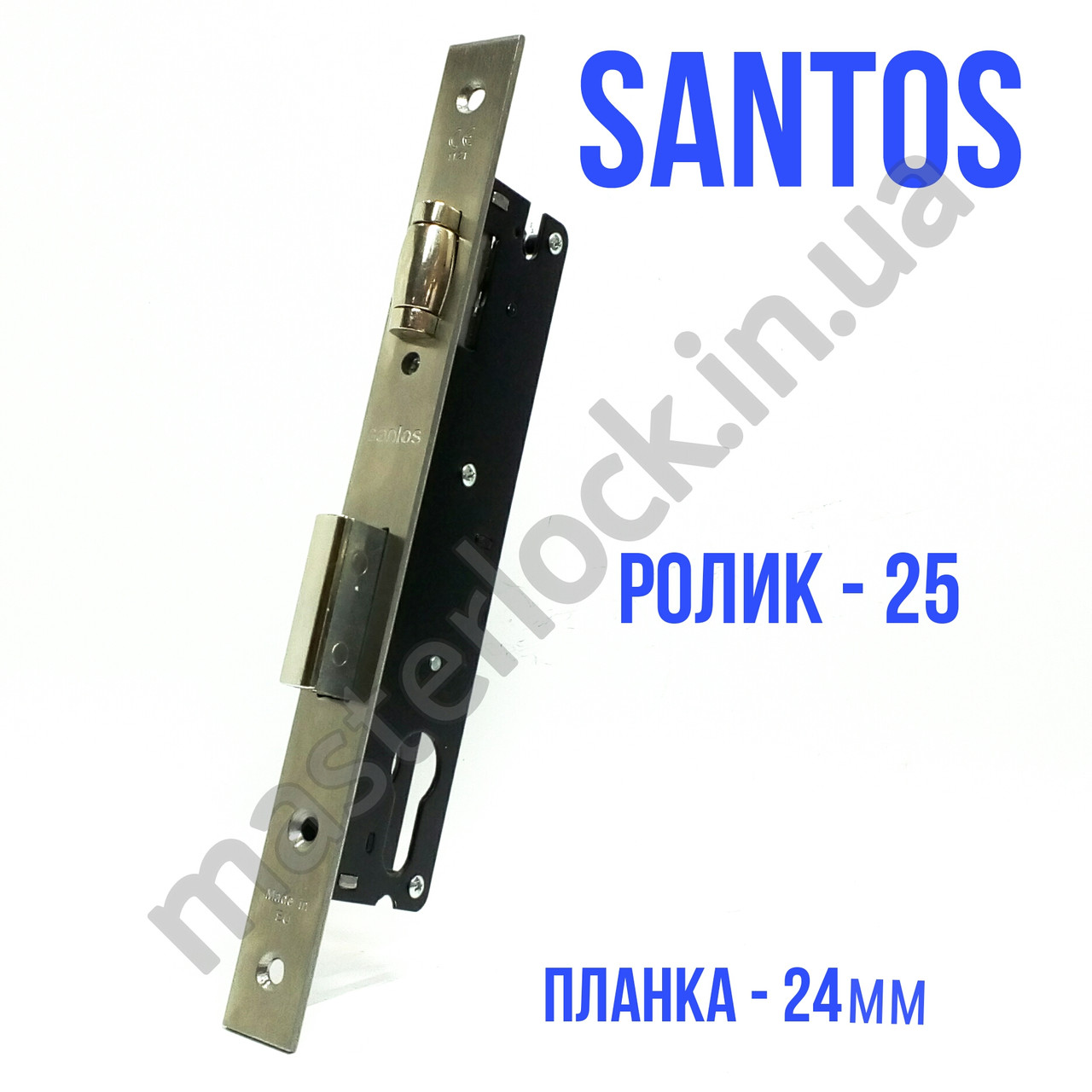 Замок врізний SANTOS DIN 720 UNIV ВЅ25мм SS 22мм FOREND SP
