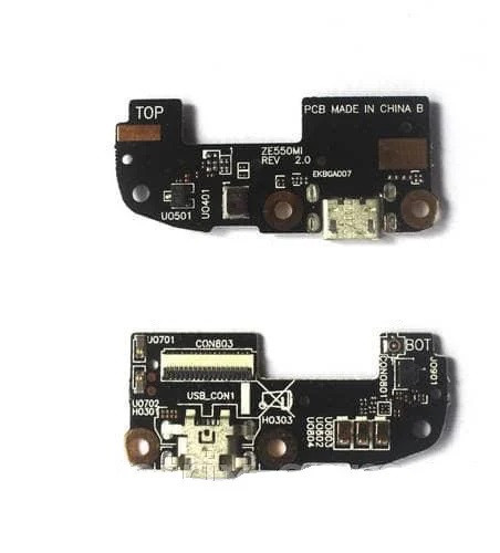 Шлейф (Flat cable) Asus ZenFone 2 (ZE550ML | ZE551ML) з роз'ємом зарядки і мікрофоном, фото 1
