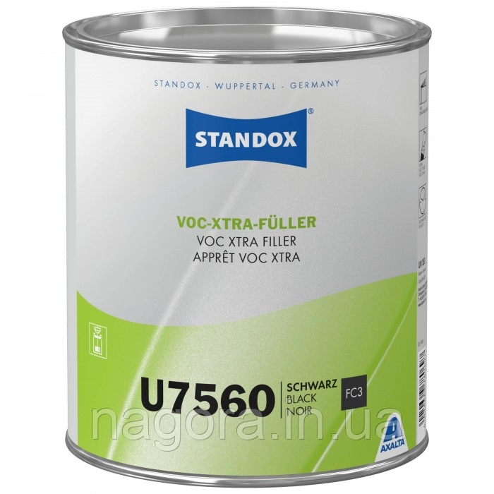 Грунт-наповнювач Standox VOC Xtra Filler U7560 Black (3.5л)