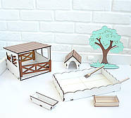 Ляльковий будиночок - ігровий набір "ФЕРМА" NestWood (комплектація MINI), фото 2