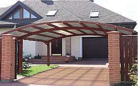 Навіс для 2-х автомобілів