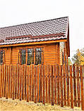 Дерев'яний будинок з термобруса з верандою 74,1 м2. від виробника Thermo Wooden House 003, фото 4