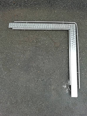 Кутник пічний НЕРЖАВІЙКА 750*730 мм, фото 3