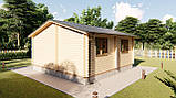 Будиночок дерев'яний садовий для дачі з профільованого бруса 6х6м від виробника Thermowood Production Ukrain, фото 4