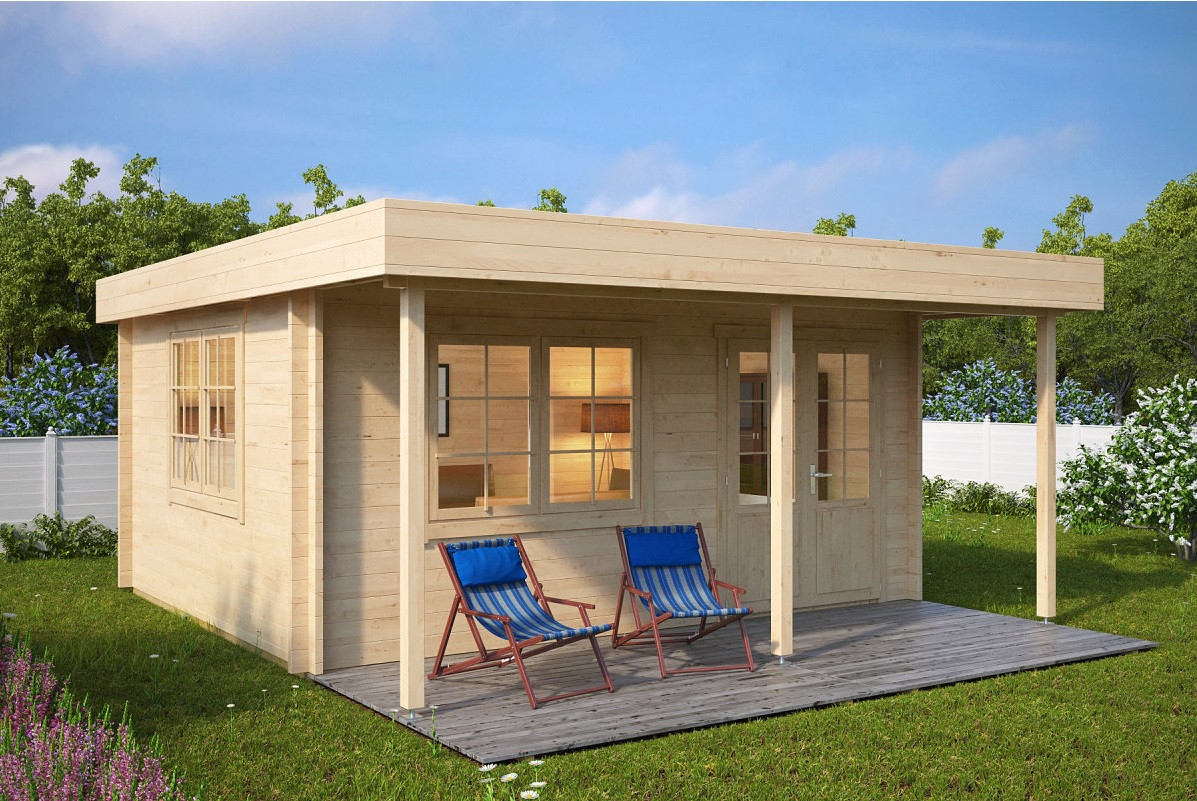 Будинок з термобруса 20 м2. від виробника Thermo Wooden House 047
