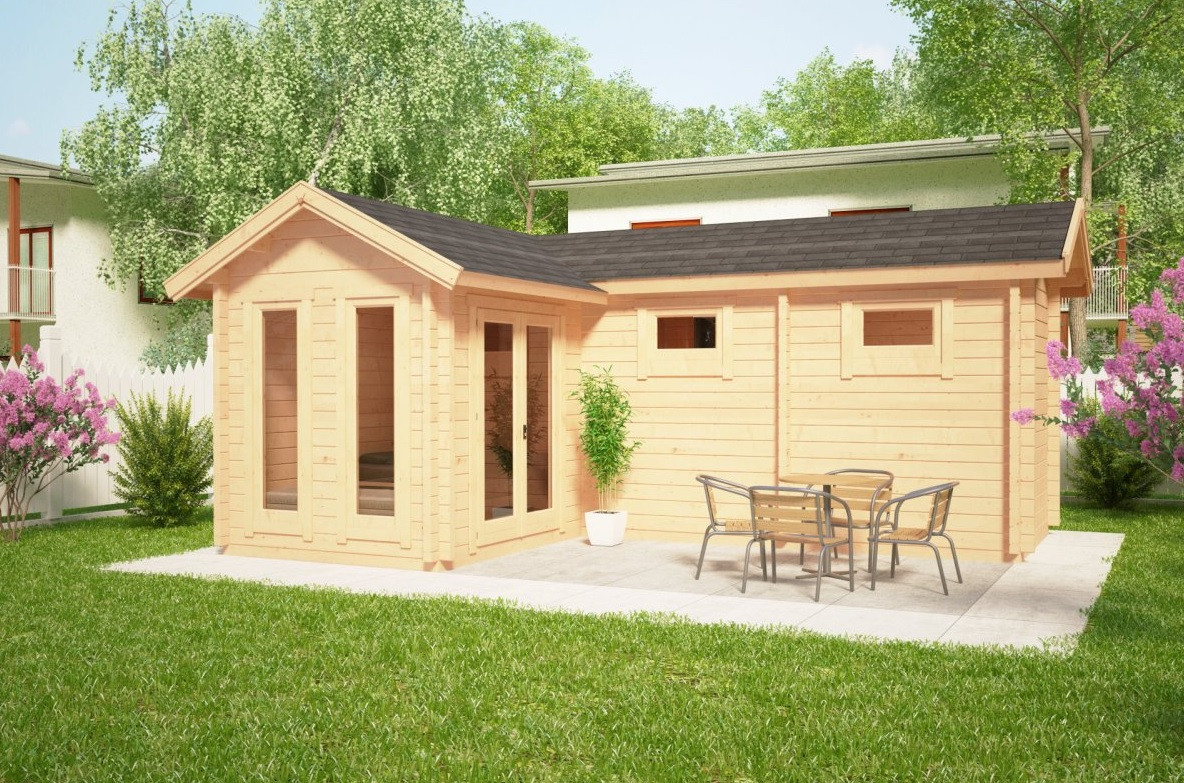 Будинок з термобруса 30 м2. від виробника Thermo Wooden House 049, фото 1