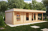 Будинок з термобруса 40 м2. від виробника Thermo Wooden House 050, фото 3