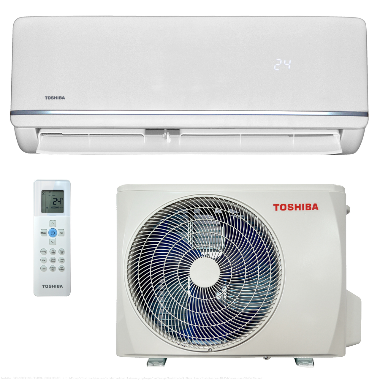 Кондиціонер Toshiba RAS-18U2KH3S-EE/RAS-18U2AH3S-EE