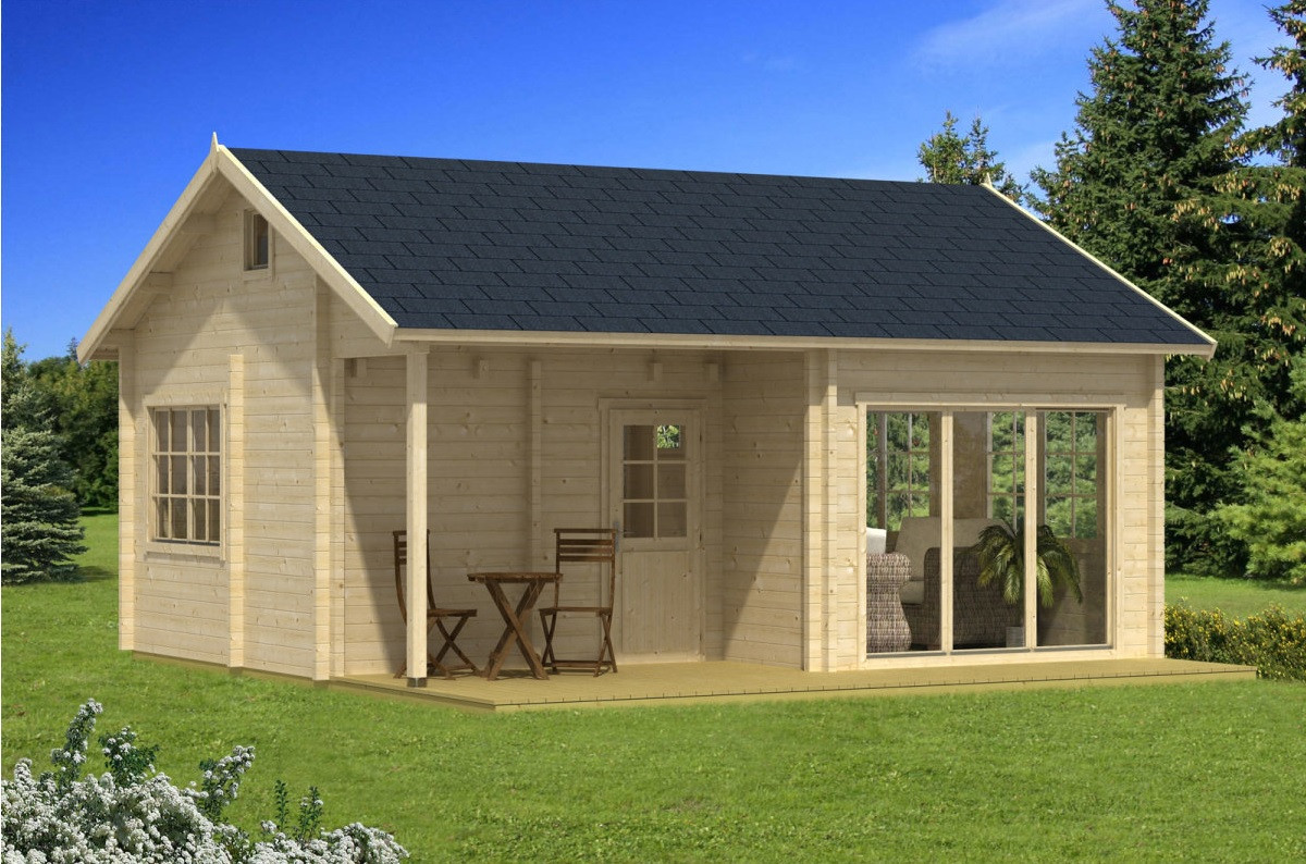 Будинок з термобруса 42 м2. від виробника Thermo Wooden House 057