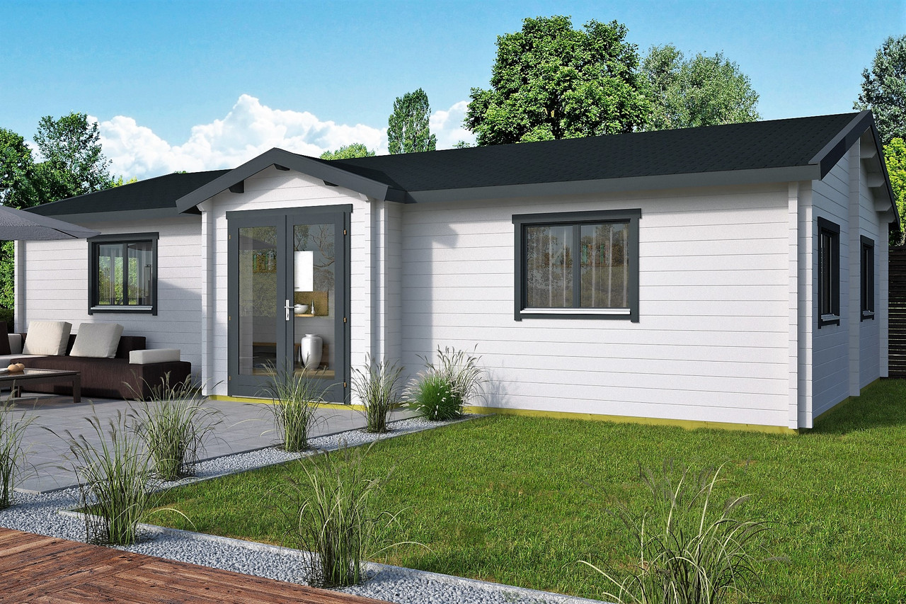 Будинок дерев'яний із профільованого бруса 10.5х6.5м від виробника Thermowood Production Ukraine, фото 1