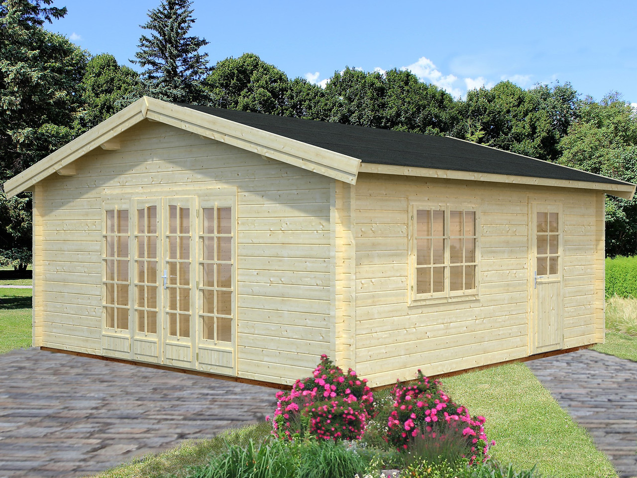 Будинок з термообробленого бруса 31,36 м2. від виробника Thermo Wooden House 133