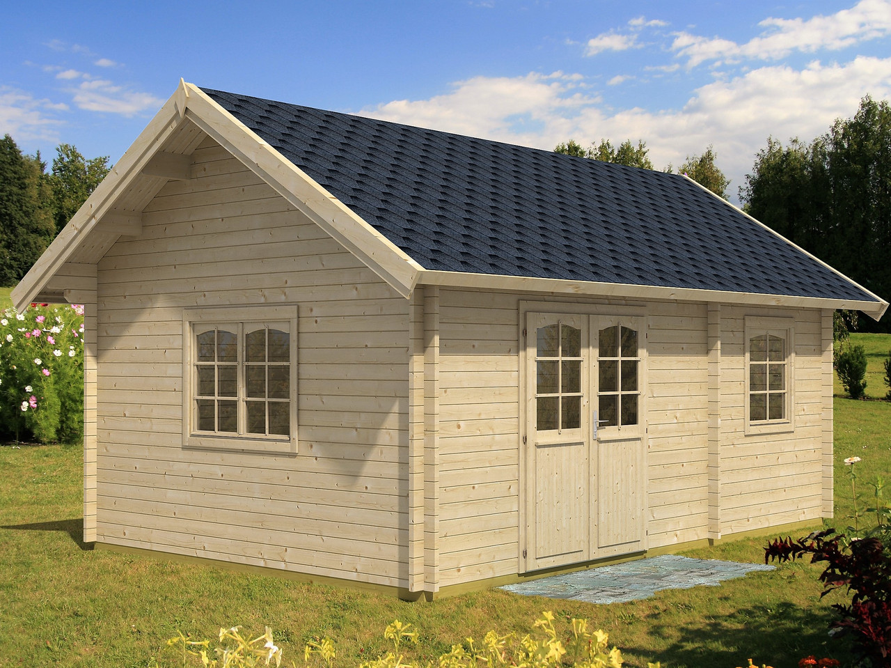 Будинок з термообробленого бруса 33,21 м2. від виробника Thermo Wooden House 137, фото 1
