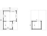 Будинок з термообробленого бруса 23 м2. від виробника Thermo Wooden House 138, фото 4