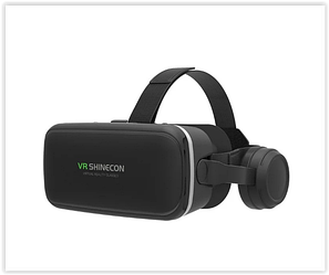 Шолом VR Окуляри Shinecon SC-G04E Black віртуальна реальність з навушниками