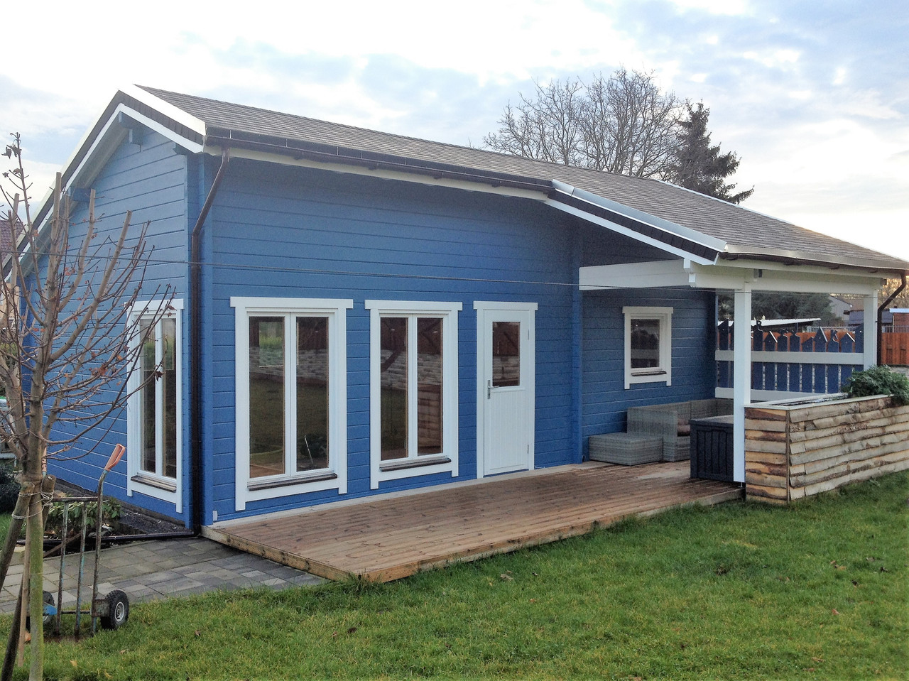 Будинок з термообробленого бруса 78,72 м2. від виробника Thermo Wooden House 143