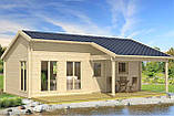 Будинок з термообробленого бруса 78,72 м2. від виробника Thermo Wooden House 143, фото 3