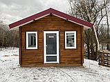 Альтанка з термомодифицированного бруса 16 м2 від виробника Thermo Outdoor Gazebo 045, фото 6