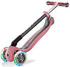 Самокат Globber Go Up Deluxe Lights Deep Pastel Pink (пастельно-рожевий), фото 5