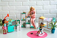 "Дитяча" набір лялькових меблів NestWood для Барбі, біло-м'ятна, фото 5