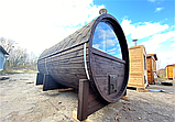 Мобільна баня бочка з бруса під ключ 6,5х2, 15 м Fassauna-6,5 від виробника Thermowood Production, фото 2