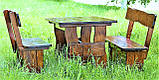 Меблі з натурального дерева для кафе, комплект дерев'яний 1500*800 від виробника, фото 2