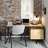 Письмовий/Офісний стіл в стилі LOFT (Office Table - 001), фото 3