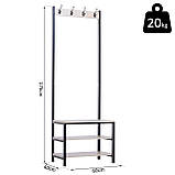 Вішак для одягу в стилі LOFT (Hanger — 49), фото 2