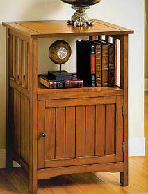 Дерев'яна тумба з одними дверцятами 750х500х400 мм.