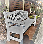 Садові меблі з масиву ясена 1500х800 від виробника для дачі, пабів, комплект Furniture set - 31, фото 6