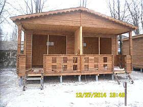 Збірний будинок дерев'яний каркасно-щитовий