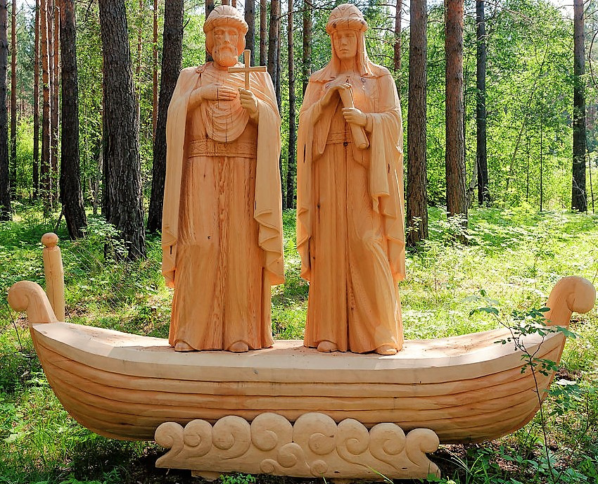 Скульптури з дерева людей, ручна різьба по дереву (Hand Carved Artwork 08)