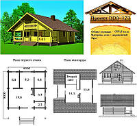 Проект дома из профилированного бруса 95,8 м2. Проект дома бесплатно при заказе строительства