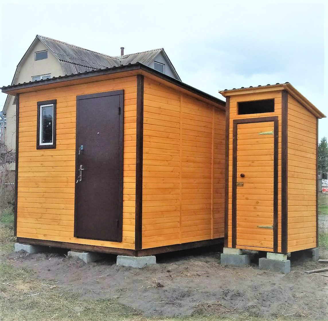 Недорогий сарай, врем'янка для дачі 2620*2640*2180 з доставкою та монтажем під ключ, фото 1