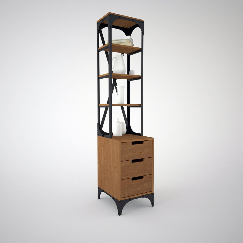 Стелаж для зберігання в стилі LOFT (Rack - 068), фото 1