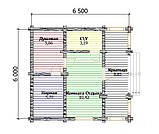 Баня з оциліндрованого брусу 6х6 м, фото 2