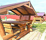 Альтанка зі зрубу, оциліндрованої колоди 18 м2, фото 6