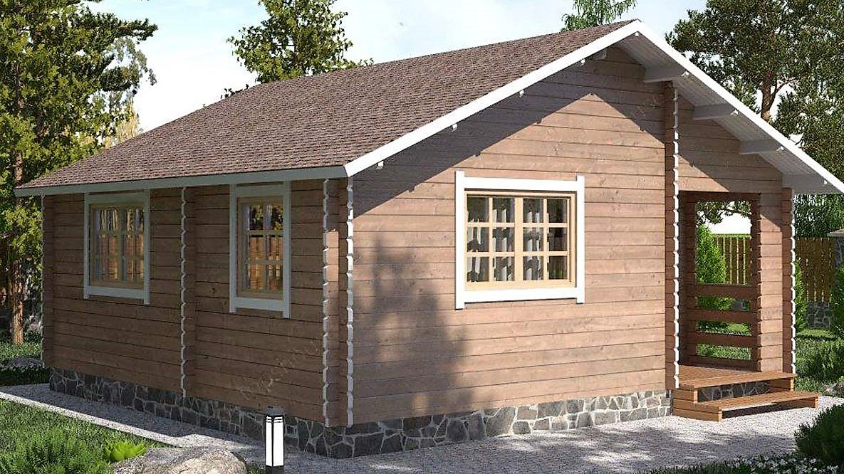 Модульний садовий будиночок 6,0x6,0м Gartenhäuser-18, фото 1