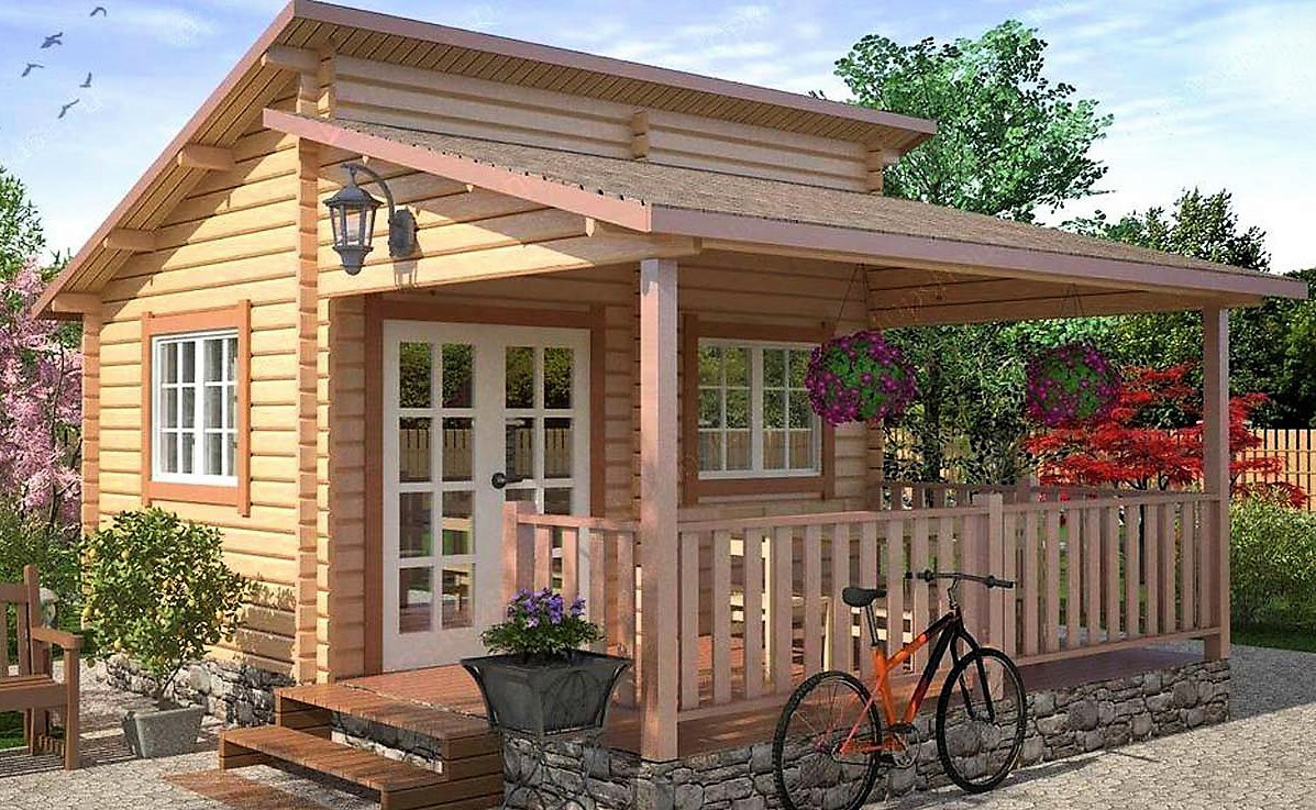 Модульний садовий будиночок 4,5x5,5м Gartenhäuser-38