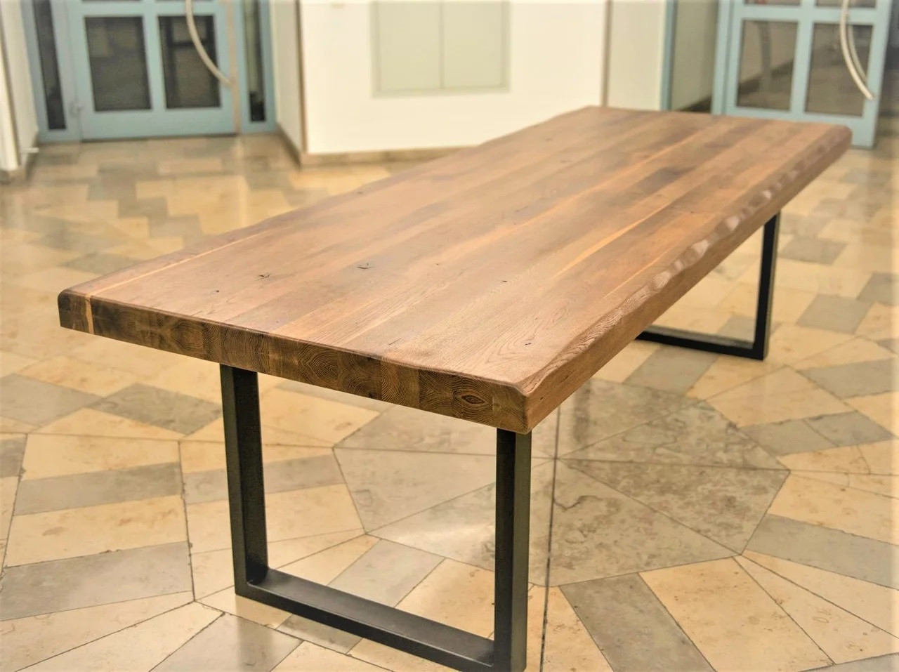 Стол из термоясеня 2000х900 мм ручной работы для ресторана, дачи от производителя. Wood Table 13 - фото 1 - id-p1360790481
