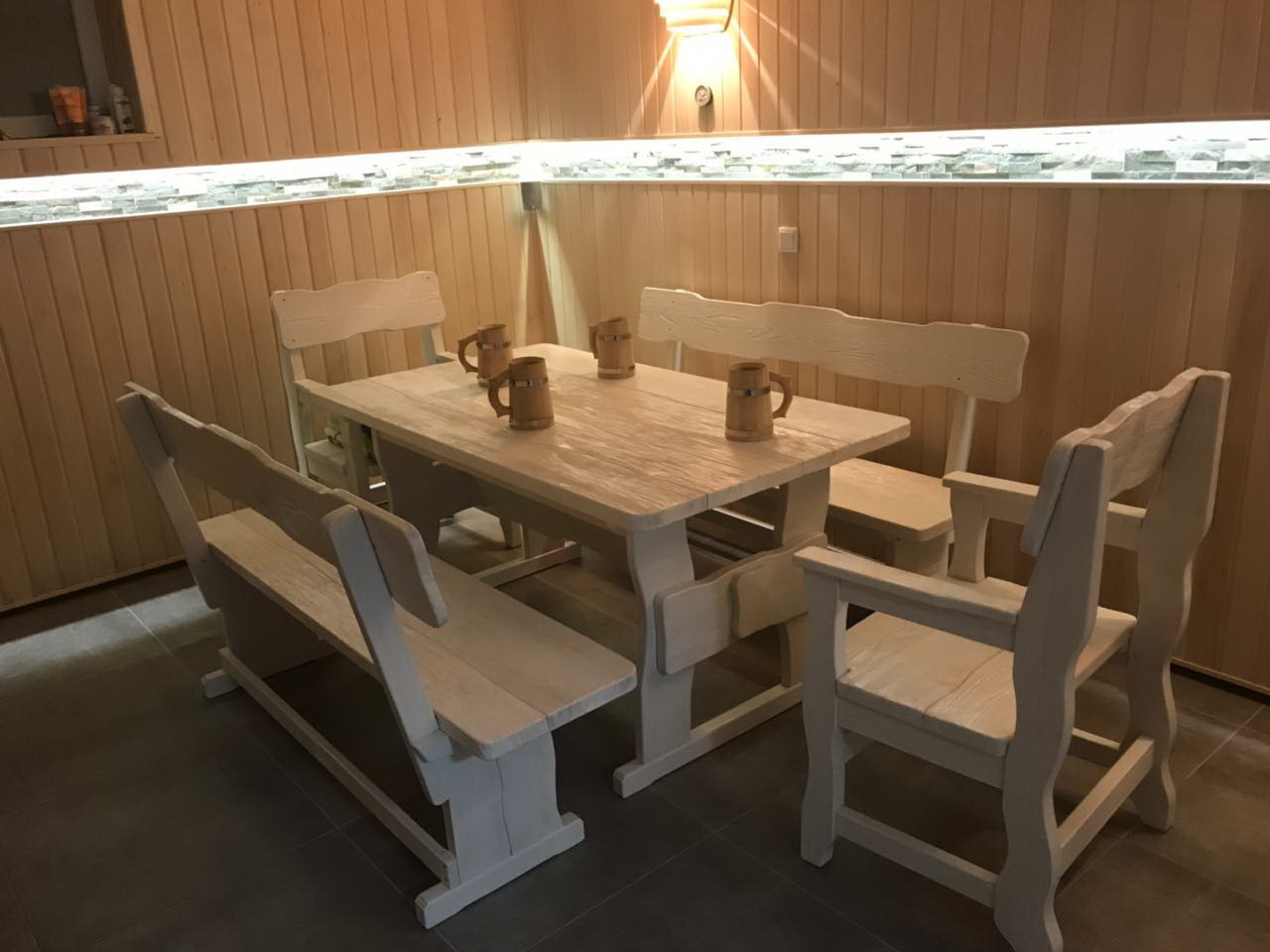 Стол из термоясеня 2000х900 мм ручной работы для ресторана, дачи от производителя. Wood Table 13 - фото 5 - id-p1360790481