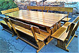 Меблі дерев'яні для дачі, кафе 2000*800 від виробника, фото 9