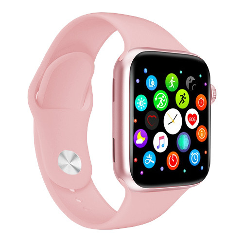 Смартгодинник Smart Watch W26, голосовий виклик, термометр, розумний годинник, колір pink