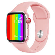 Смартгодинник Smart Watch W26, голосовий виклик, термометр, розумний годинник, колір pink, фото 2