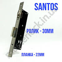 Замок врізний SANTOS DIN 720 UNIV BS30мм SS 22мм FOREND SP