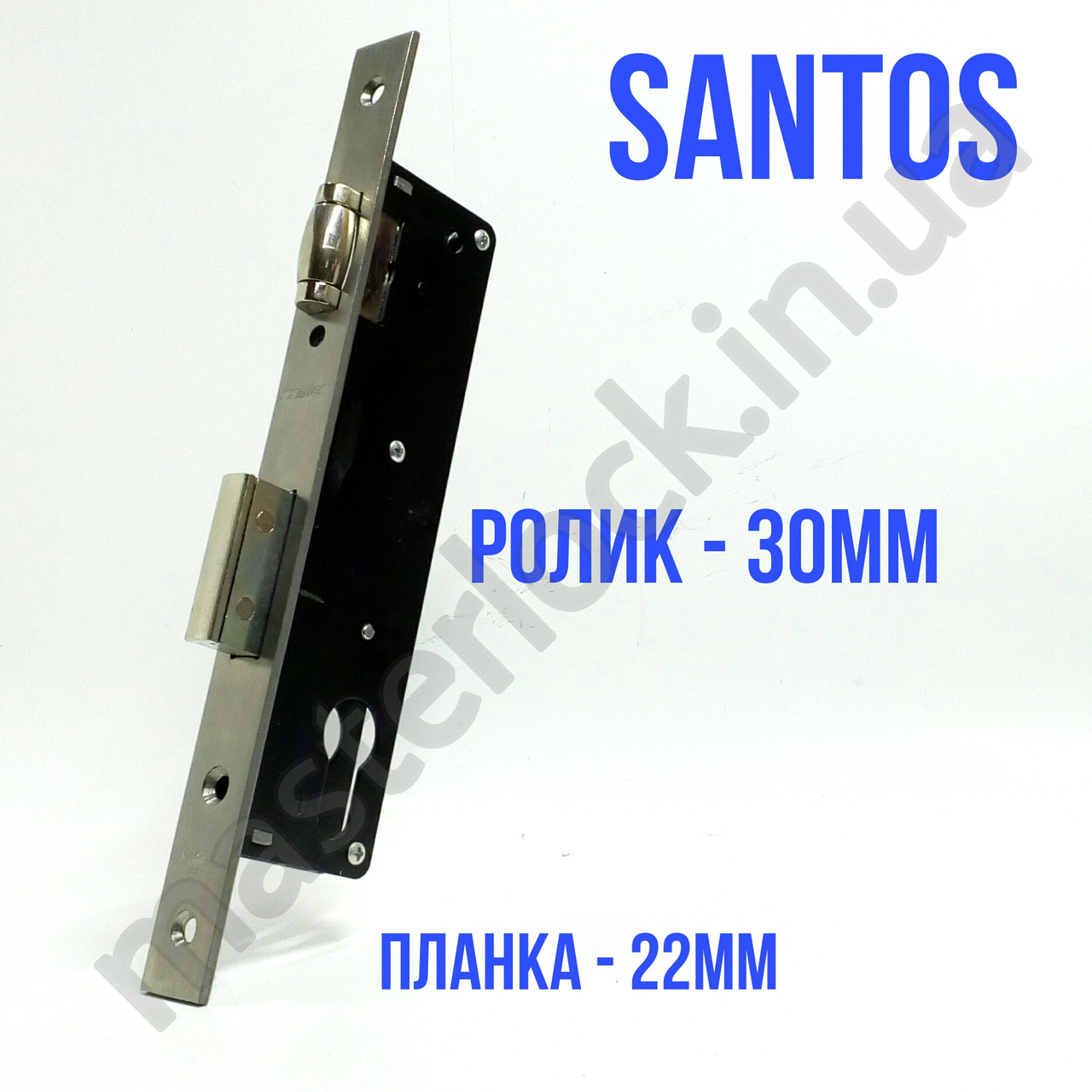 Замок врізний SANTOS DIN 720 UNIV ВЅ30мм SS 22мм FOREND SP