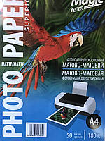 Фотопапір Magic A4 Матово/Матовий 180гр