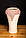 Ваза керамічна "Пена" рожева h = 38 см, ручне ліплення, фото 3