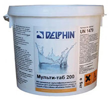 Delphin | Мульти-таблетки 4в1 по 200 гр (5 кг)