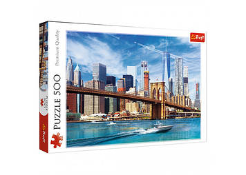 Пазли Trefl 500ел. Вид на Ню-Йорк. США №37331